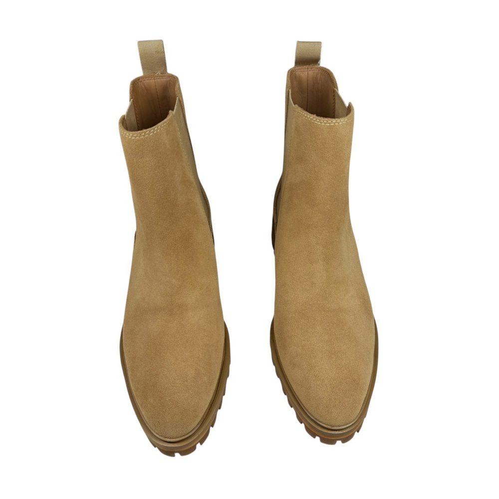 Quince Suede Chelsea Boots, NEW, 7